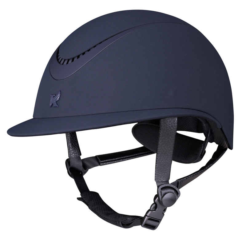 Shires Karben Aria Ellipse Riding Hat - Navy-1